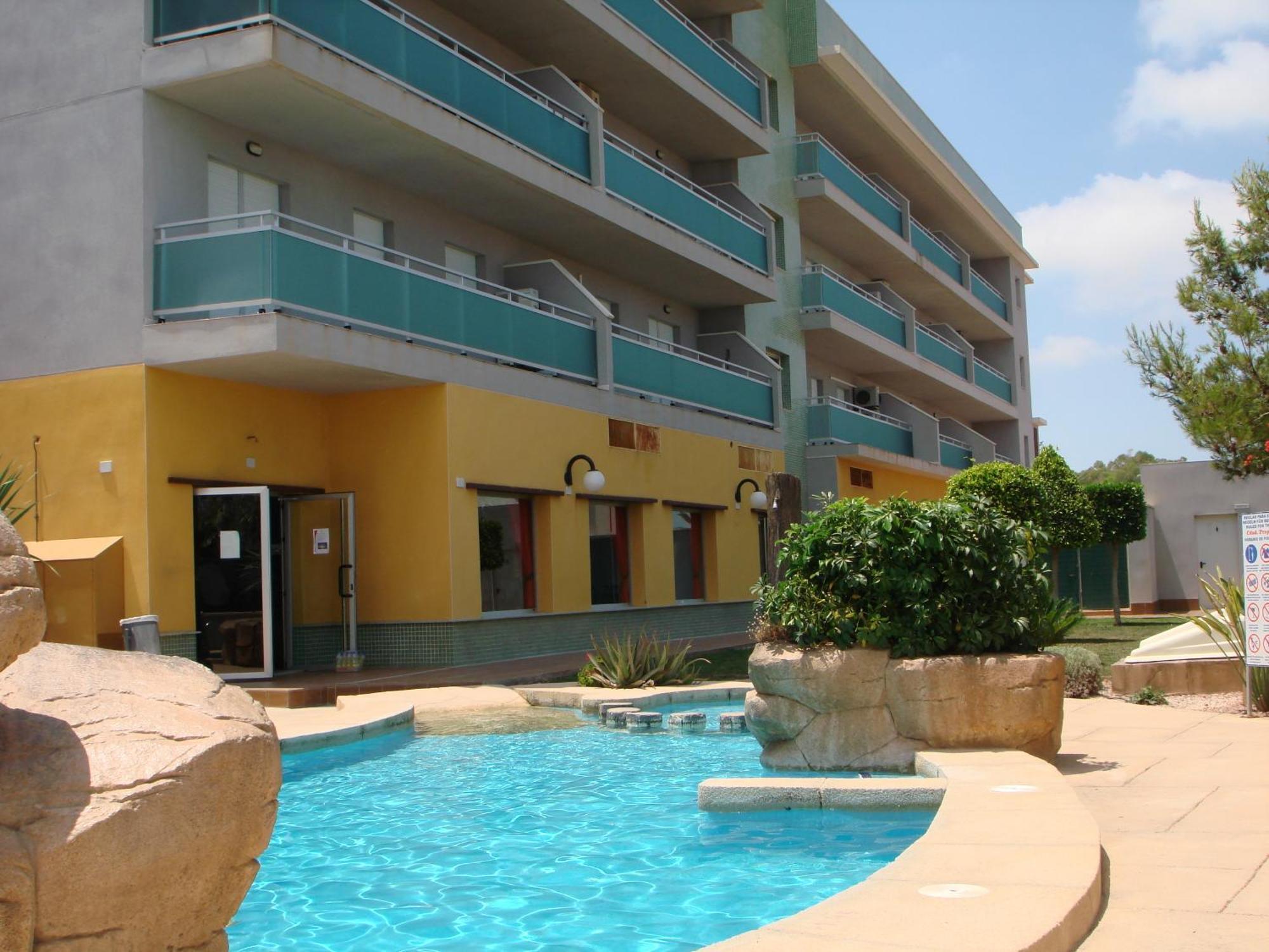 Reception La Rotonda Aparthotel Orihuela Exterior photo